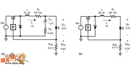High power led drive reduction voltage regulator circuit diagram