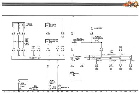 Audi A6 saloon car 1.86 engine(ANQ) circuit diagram five