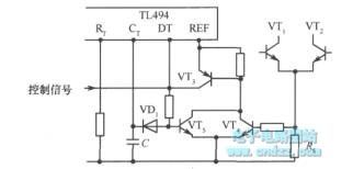 Switching regulated power supply overcurrent protection circuit