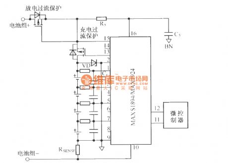 No precharge function typical application circuit composed of MAX1894/MAX1924