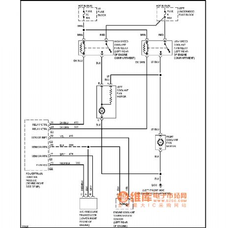 Buick air conditioning fan circuit diagram