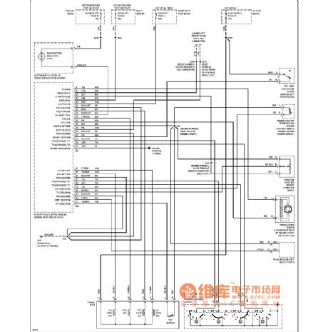 Buick transmission circuit diagram（3.8l,vin1)