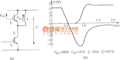 IGBT shut off voltage wave and chopper circuit in advanced hard switching chopper circuit
