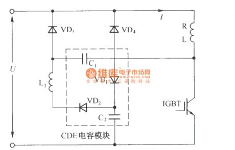 IGBT non loss snubber circuit
