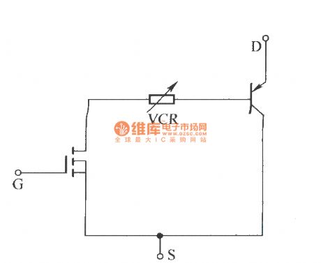 IGBT VCR (voltage controlled resistor) equivalent circuit model