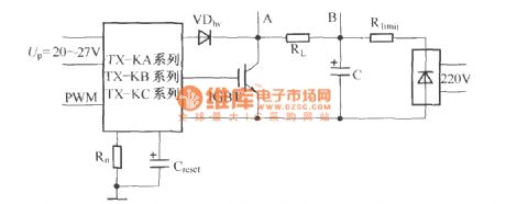 Short-circuit protection function test method 2 of IGBT drive circuit