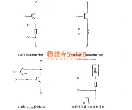 IGBT collector over current detection circuit
