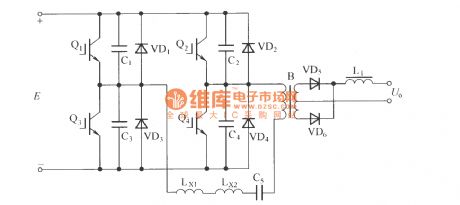 The main circuit of IGBT soft switch contravariant arc welding power