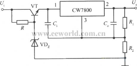 High input-high output integrated regulated power supply circuit 3