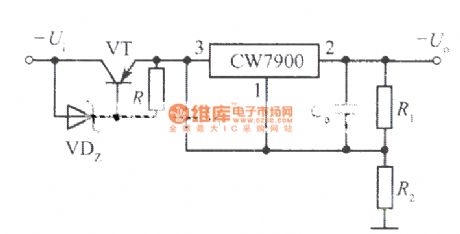 High input-high output voltage integrated regulated power supply circuit 2