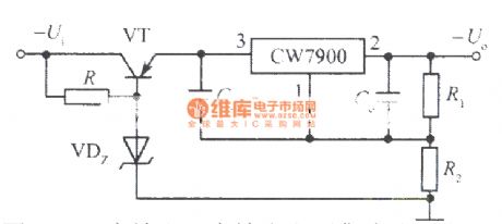 High input-high output voltage integrated regulated power supply circuit 3