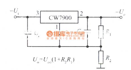 High output voltage integrated regulated power supply circuit 1