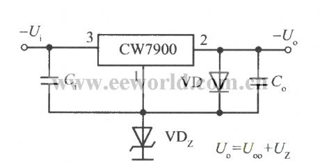 High output voltage integrated regulated power supply circuit 2