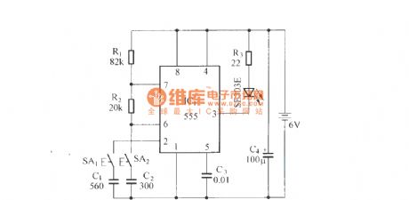 Infrared volume remote control circuit diagram