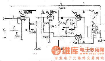 The push-pull amplifier circuit diagram 1