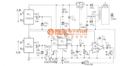 Electronic welcome Miss manners circuit diagram