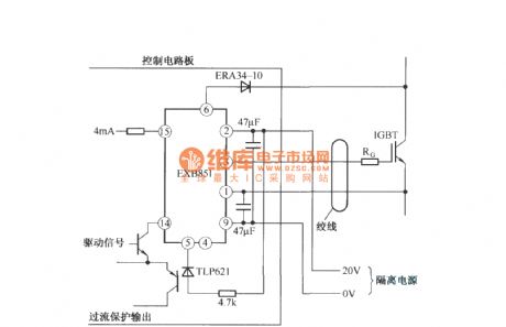 The application circuit of EXB851