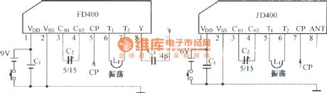 FD400／JD400 basic application circuit diagram