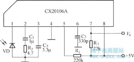CX20106A application circuit diagram
