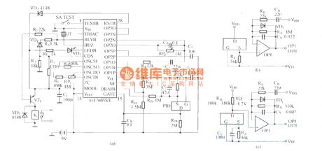 HT7605 relay application circuit diagram