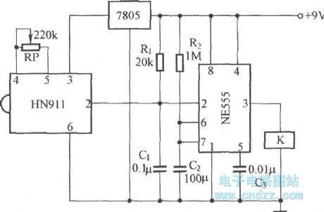HN911 application circuit diagram