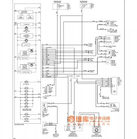 Buick dashboards circuit (instrument, ub3)