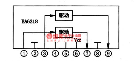 The Intergrated Circuit of the BA6218 bilateral Control Driven by the Motor