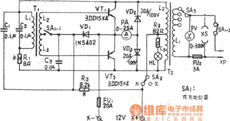 ZD12 150VA emergency power supply circuit diagram