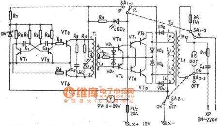 TJ-200VA emergency power supply circuit diagram