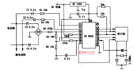 HT9030-The Intergrated Circuit to Recognize and Receive Calling Lines