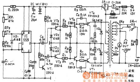 PCNT multi-function emergency power supply circuit diagram