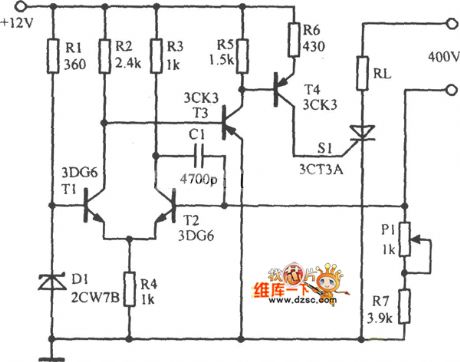 High-voltage Linear SCR Amplification Circuit