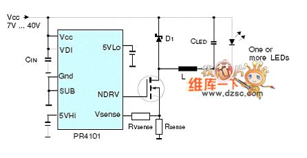 PR4101 Typical Application Circuit