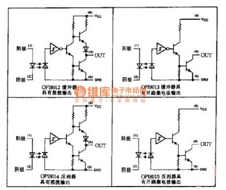 Optical Coupler Series Applied Circuit Diagram