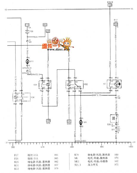 Shanghai GM Chevrolet Sail Car Air Conditioner System Circuit (3)