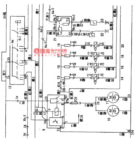 The Petrol Jet System Circuit Controlled by Electronics of Santana(32MP003182)