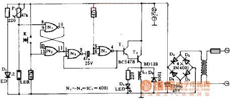 Electric mousetrap circuit diagram