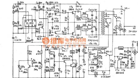 JDE-200 multi-function emergency power supply circuit diagram