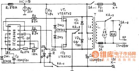 CMOS - VMSO 100W emergency power circuit diagram