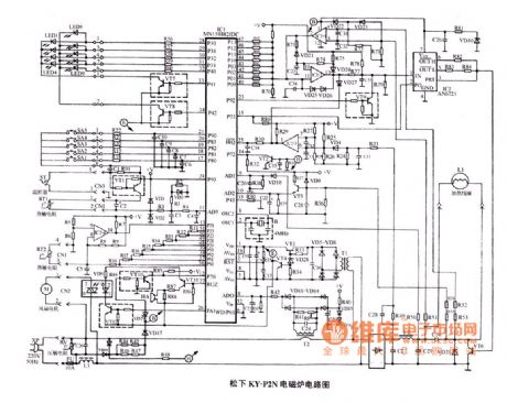 Panasonic KY-P2N induction cooker circuit diagram