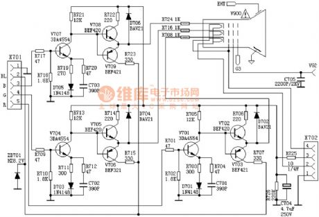 TV video amplifier circuit diagram 5