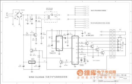 Anion air purifier circuit diagram