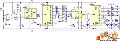 Five-way answering machine circuit diagram