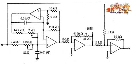 Adjustable delay and amplitude equalizer circuit diagram