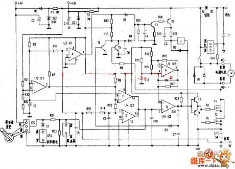 Storage battery car controller circuit diagram
