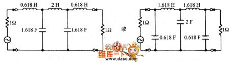 Butterworth low pass filter circuit diagram