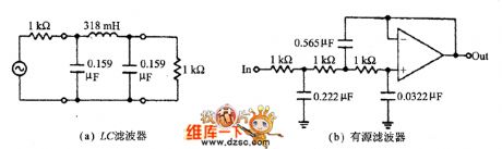 Impedance transformation filter circuit diagram