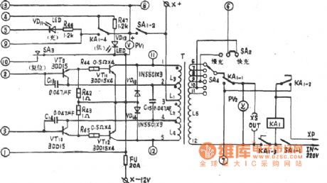 AEP - P200 automatic outage emergency power circuit diagram
