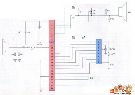 ZTE 767+ type mobile phone wire arrangement circuit schematic diagram