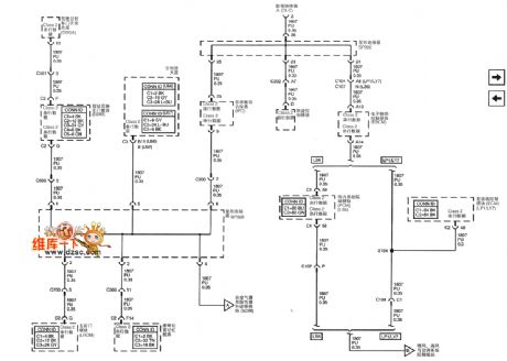 Shanghai GM Cadillac CTS Car Data Transfer Bus Circuit (1)